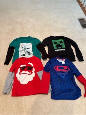 Lot boys Minecraft Long-Sleeve Kids Tee